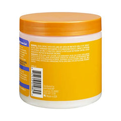 Cantu Flaxseed Styling Cream Gel texture close-up for smooth consistency