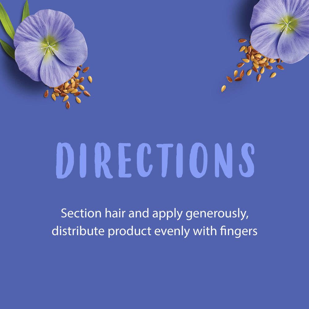 Cantu Flaxseed Styling Cream Gel enriched ingredients close up: aloe, shea, honey