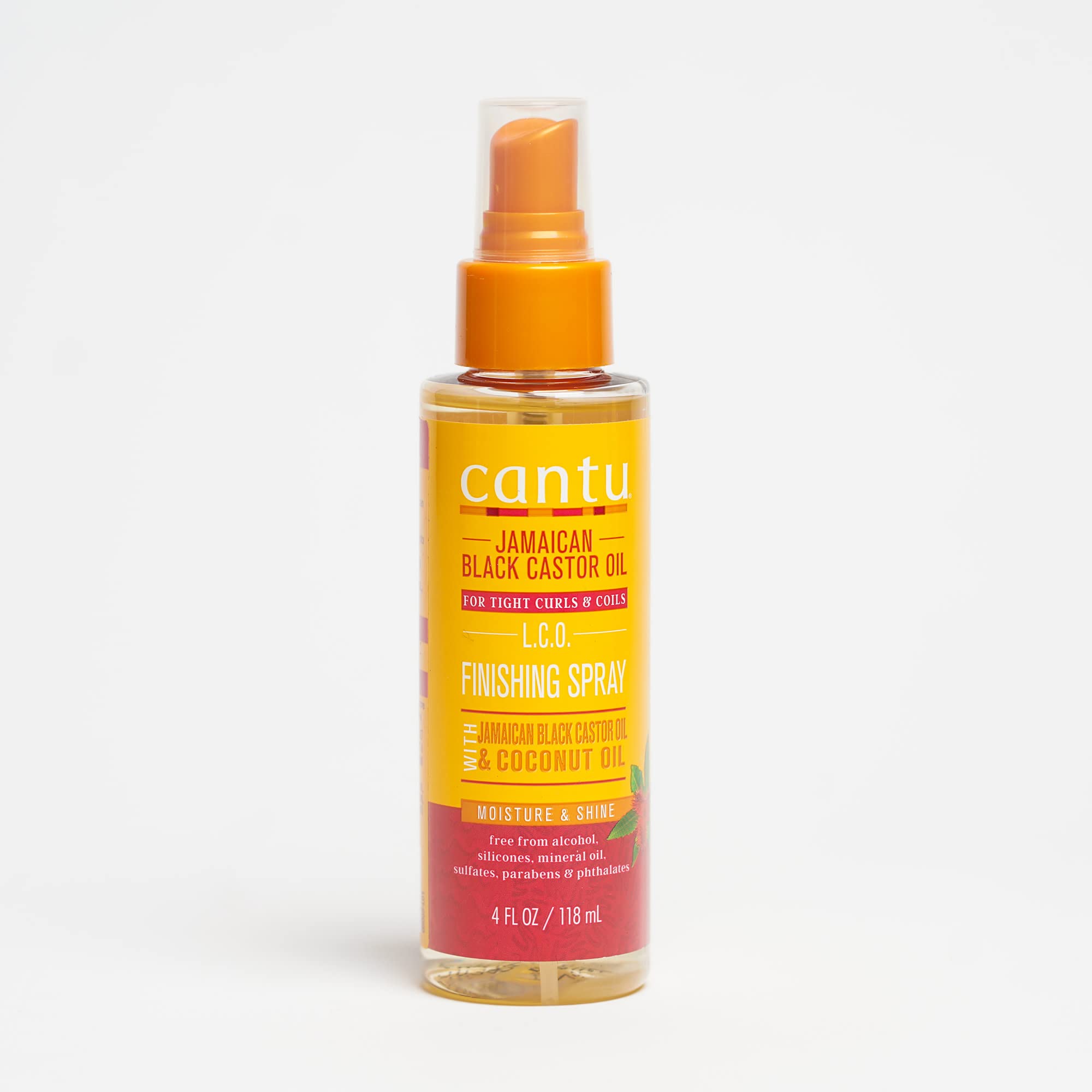 Cantu finishing spray bottle pour for moisture and shine