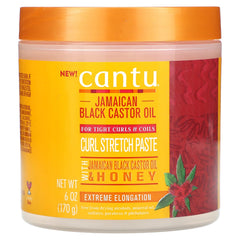 Cantu Jamaican Black Castor Oil Paste jar for defined, moisturized curls.