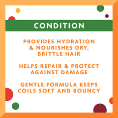 Cantu Kids Leave-In Conditioner honey texture highlights hydration for frizz control