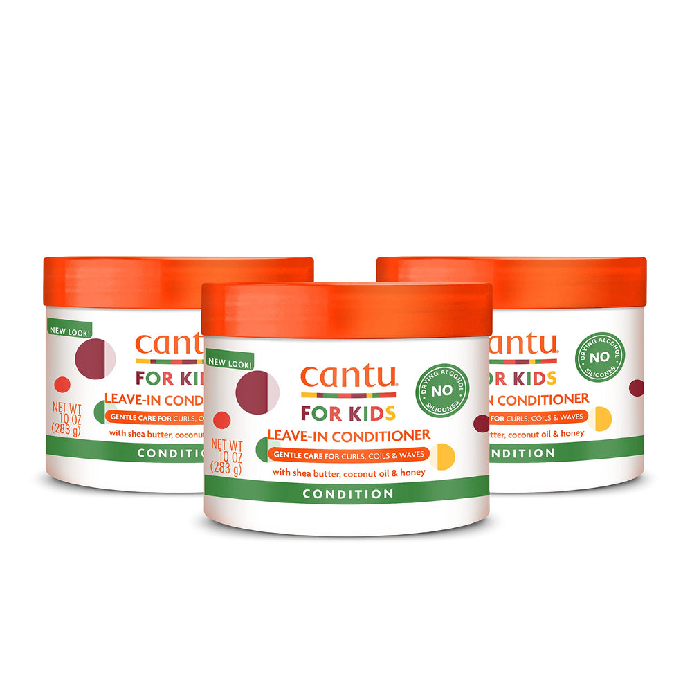 Cantu Kids Leave-In Conditioner bottle with shea butter for nourished curls