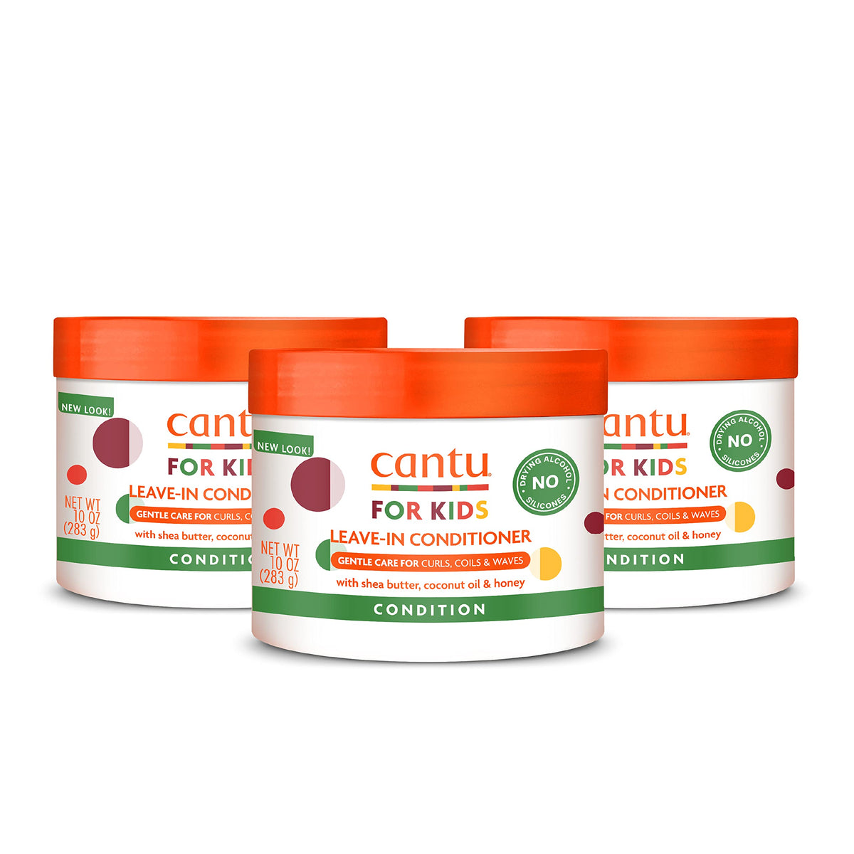 Cantu Kids Leave-In Conditioner bottle with shea butter for nourished curls