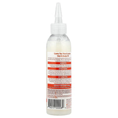 Cantu Shea Butter No Drip Oil on hair with natural shine.