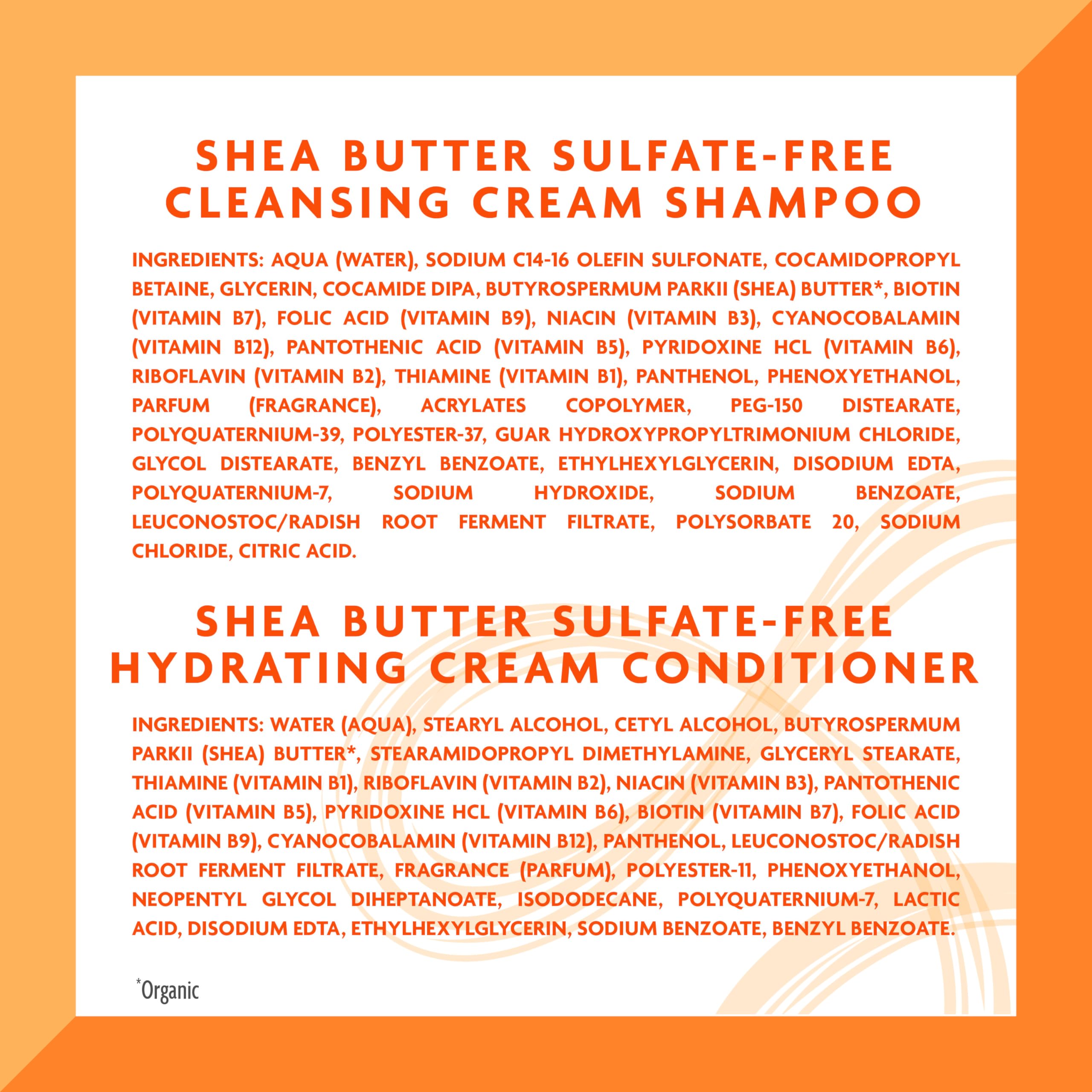 Cantu Shea Butter quarter-sized amount application demonstrated on hair.