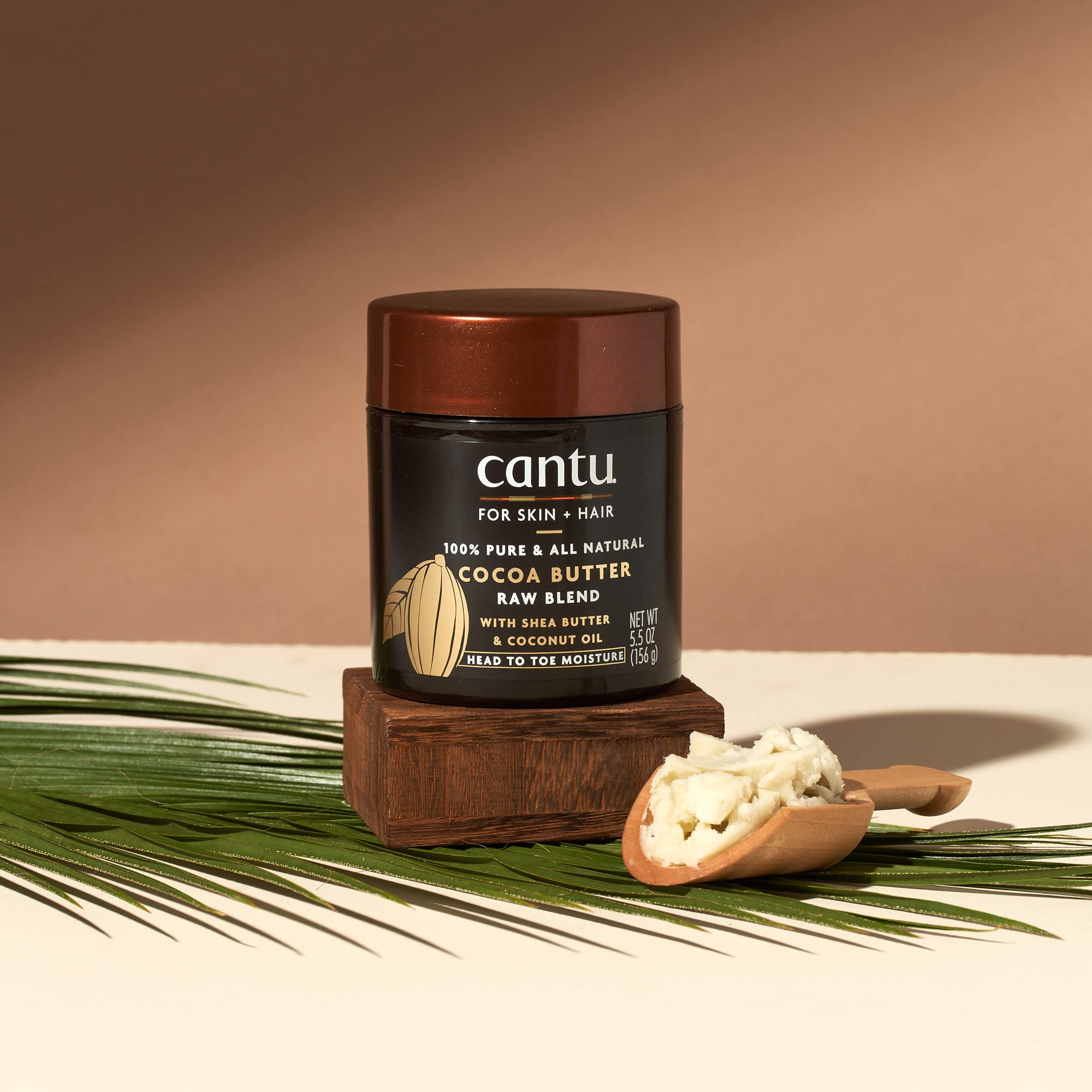 Routine bathroom use with Cantu Body Butter daily hydration.