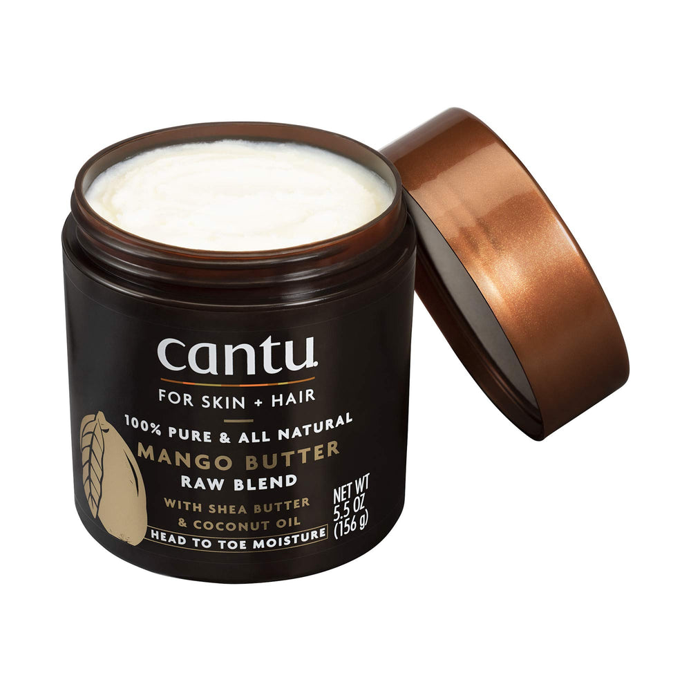 Cantu Body Butter being massaged into hands for moisture.