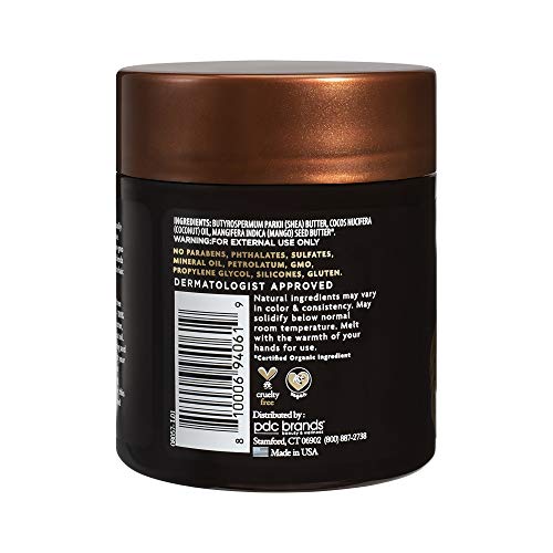 Cantu Skin Therapy Body Butter organic mango butter texture enhances softness.
