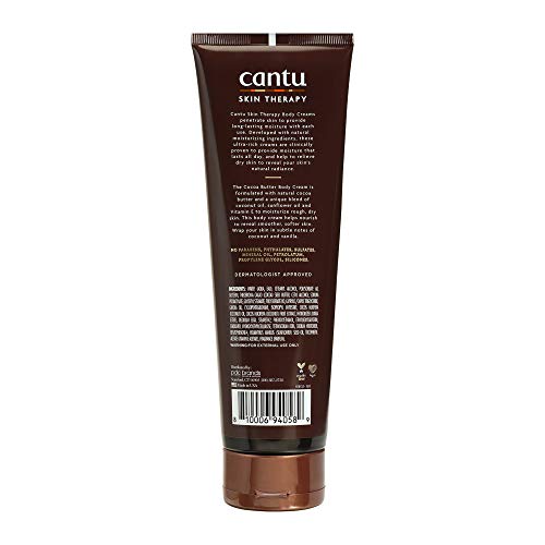 Application shot of Cantu Cocoa Butter Cream massaged into dry skin for nourishment.