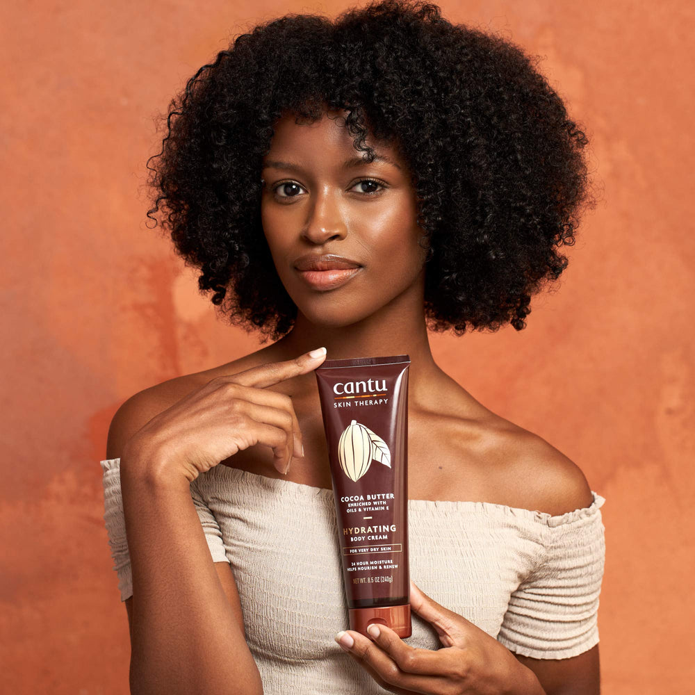 Scented with coconut and vanilla notes from Cantu Cocoa Butter Cream.