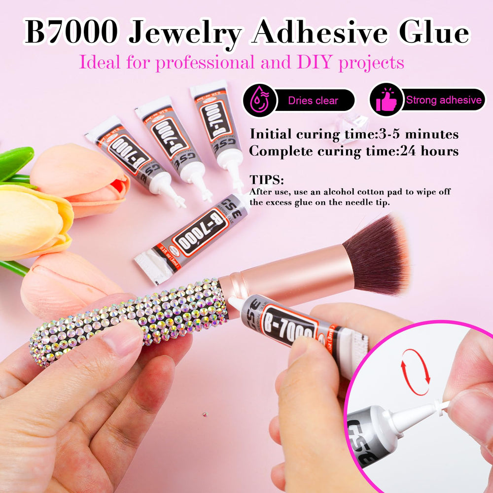 Canvalite 12-compartment case keeps nail art gems organized.