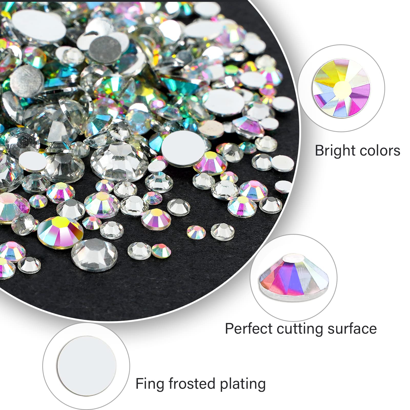 CANVALITE AB and clear rhinestones grids for creative designs