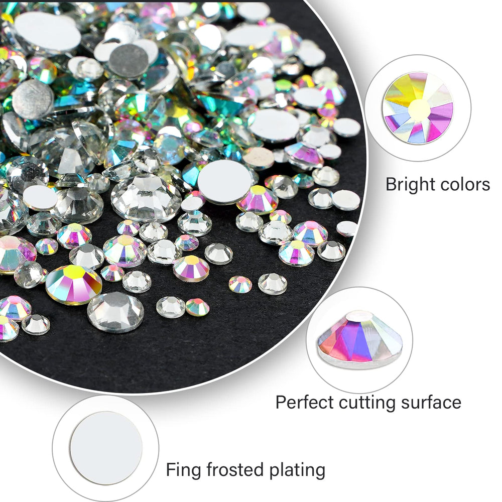 CANVALITE AB and clear rhinestones grids for creative designs