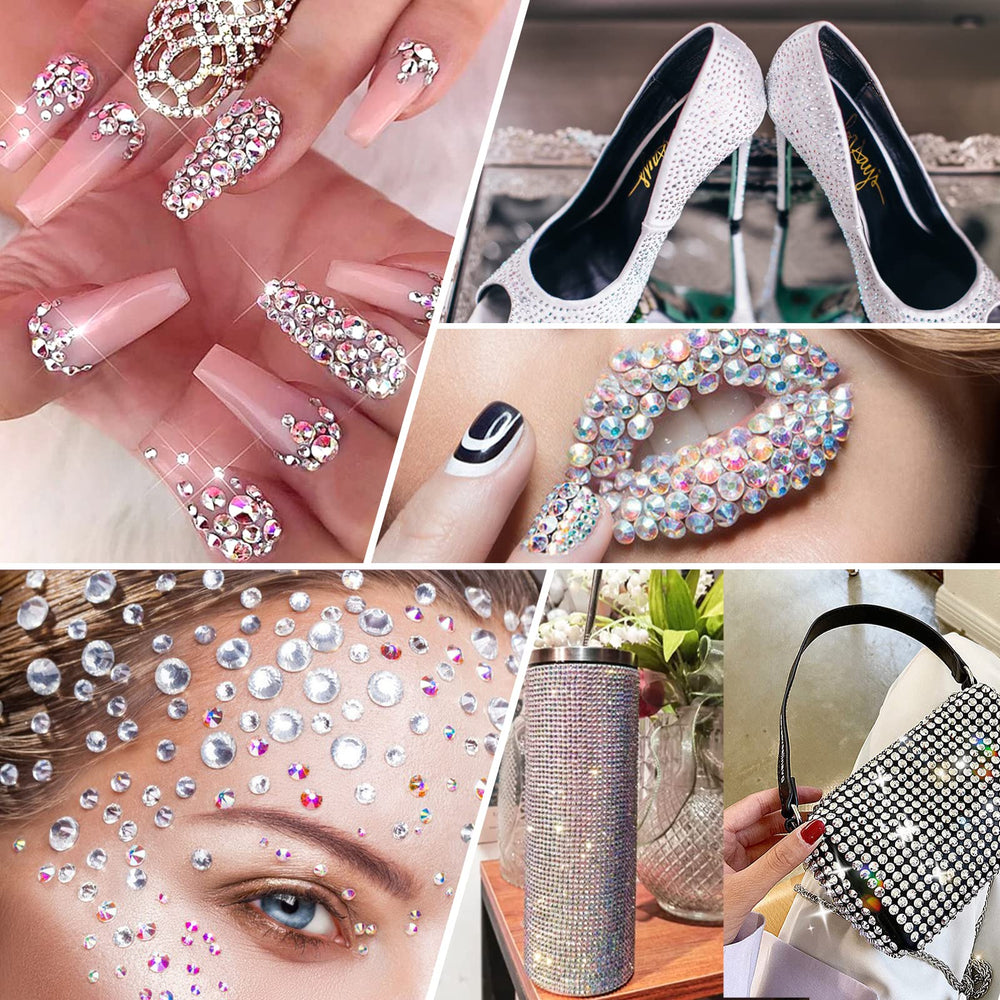 Canvalite multi-use rhinestones set for crafts and accessories.
