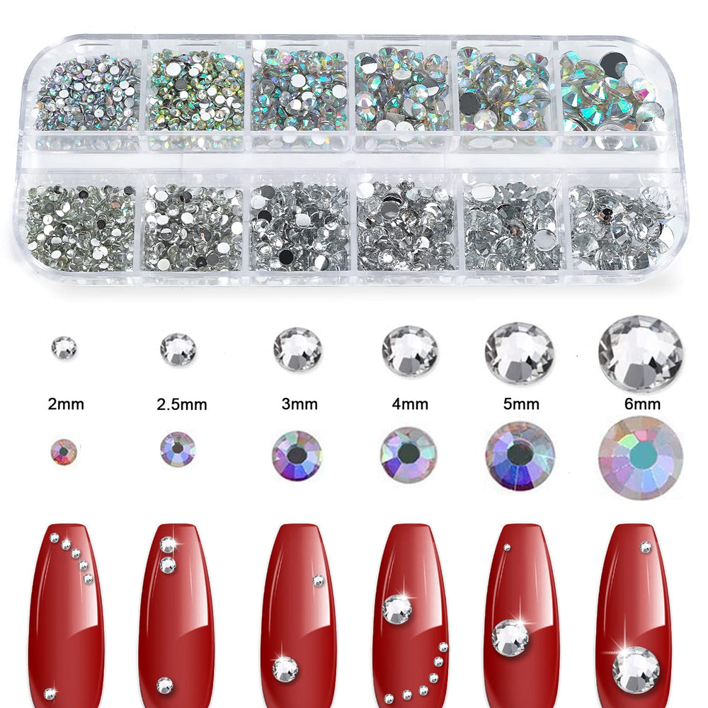 CANVALITE nail art tools set with tweezers for precise placement
