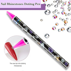 Canvalite rhinestones clear grid for subtle, elegant nail accents.