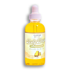 Canvas Beauty Body Drops Vanillionaire bottle ready for deep hydration