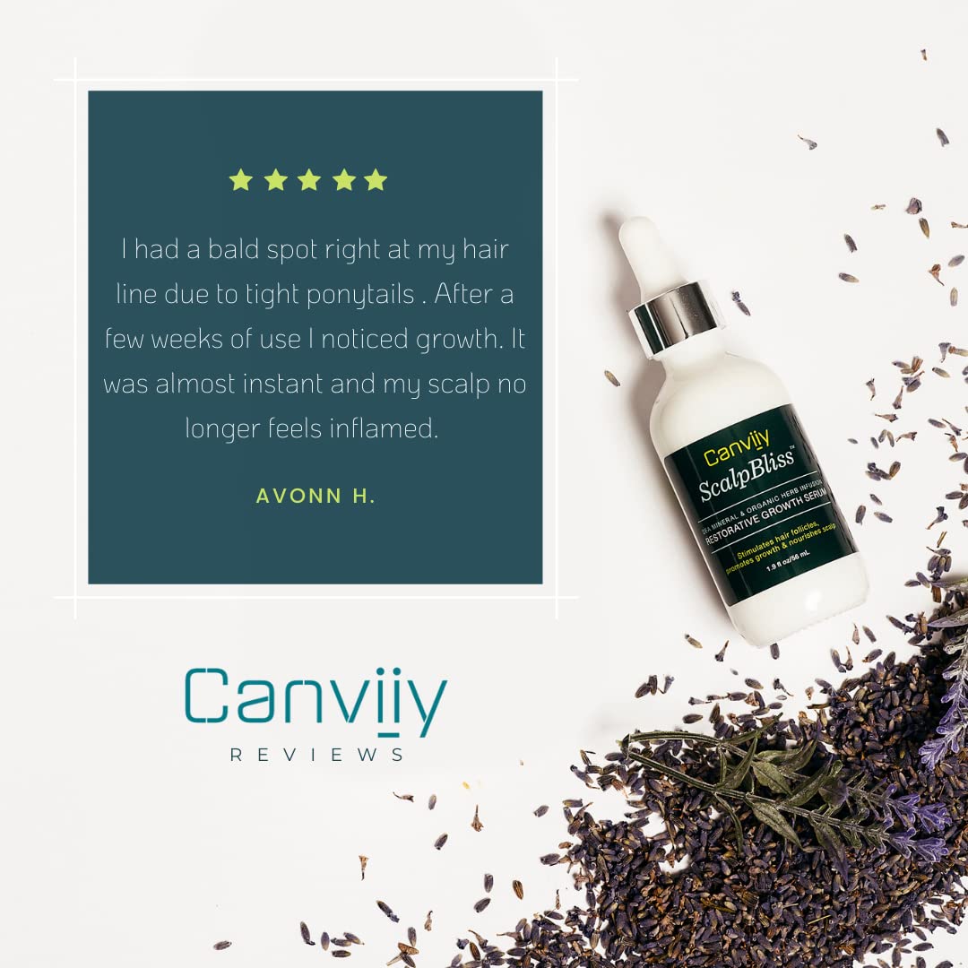 Canviiy ScalpBliss scalp massage demonstrating soothing nourishment.