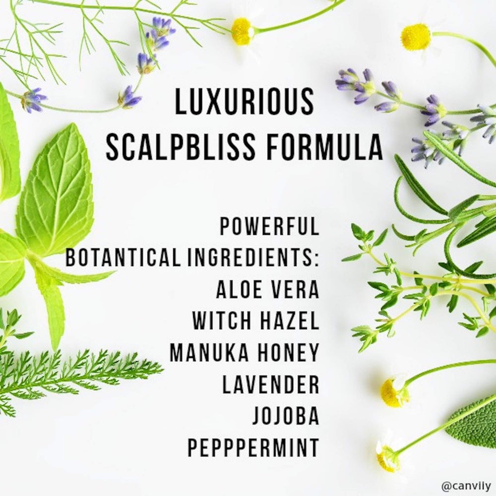 Canviiy ScalpBliss texture-closeup displays lightweight, non-greasy serum