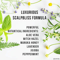 Canviiy ScalpBliss texture-closeup displays lightweight, non-greasy serum
