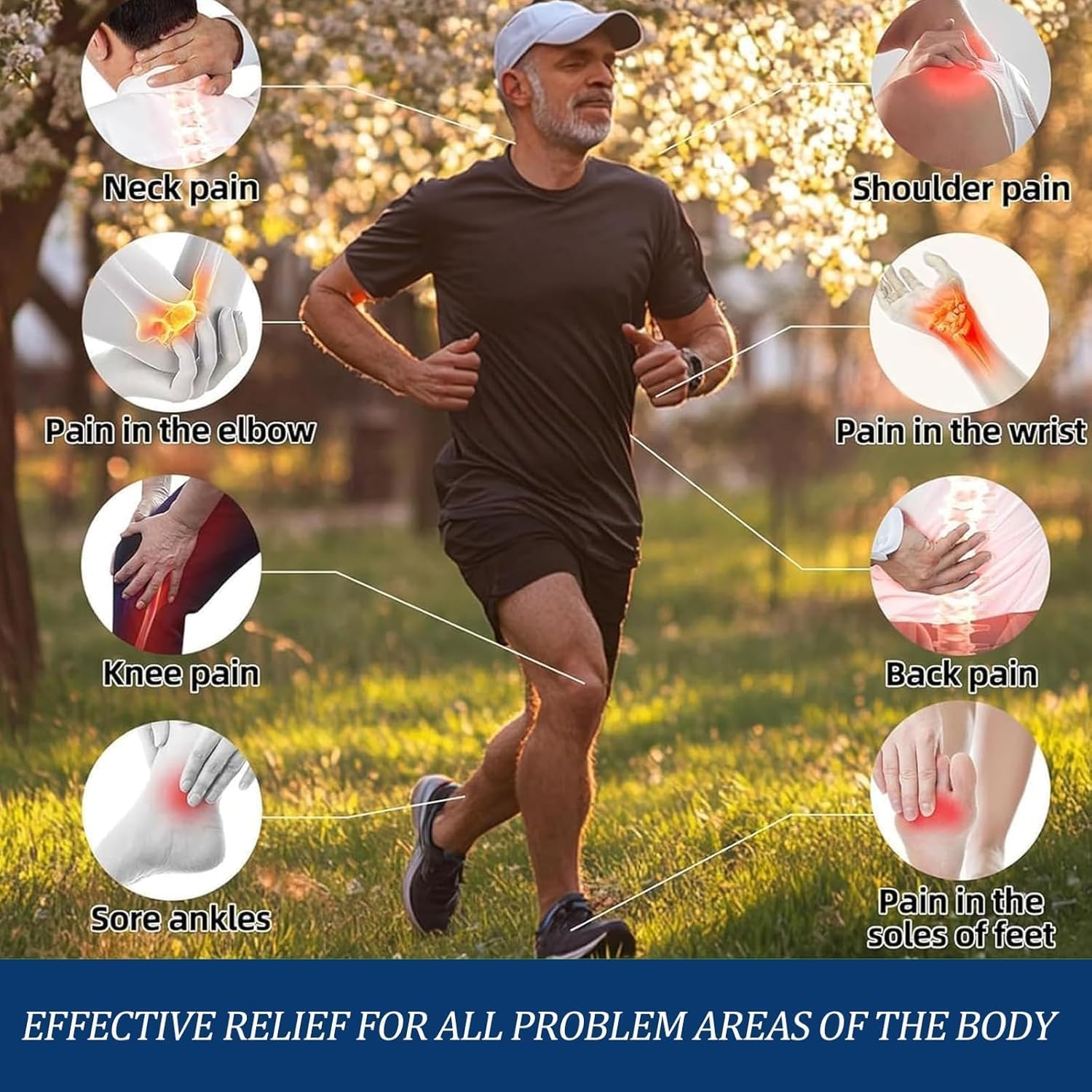 Capacare menthol cooling effect demonstrates refreshing sensation.