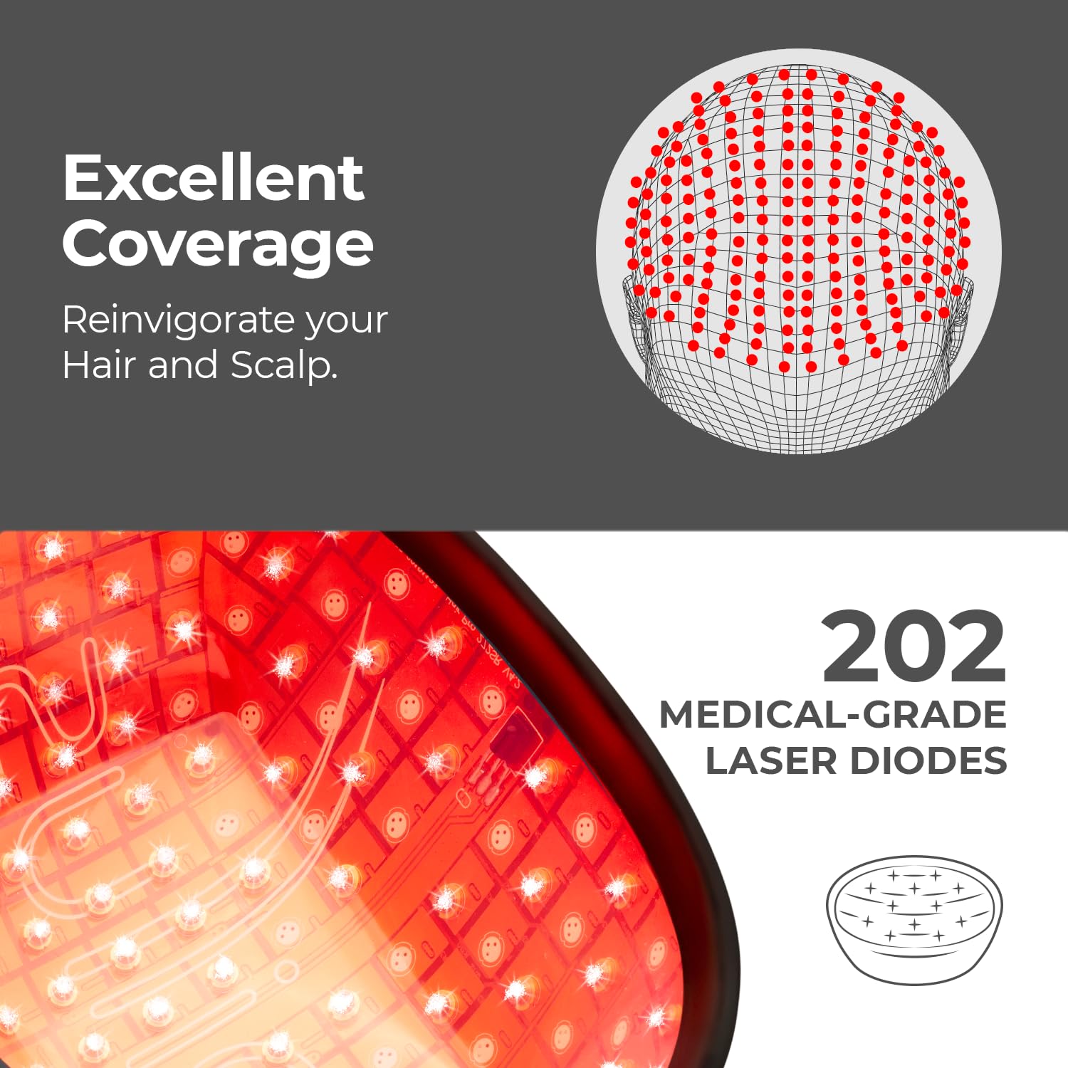 Capillus Plus FDA-cleared at-home hair treatment with red light therapy