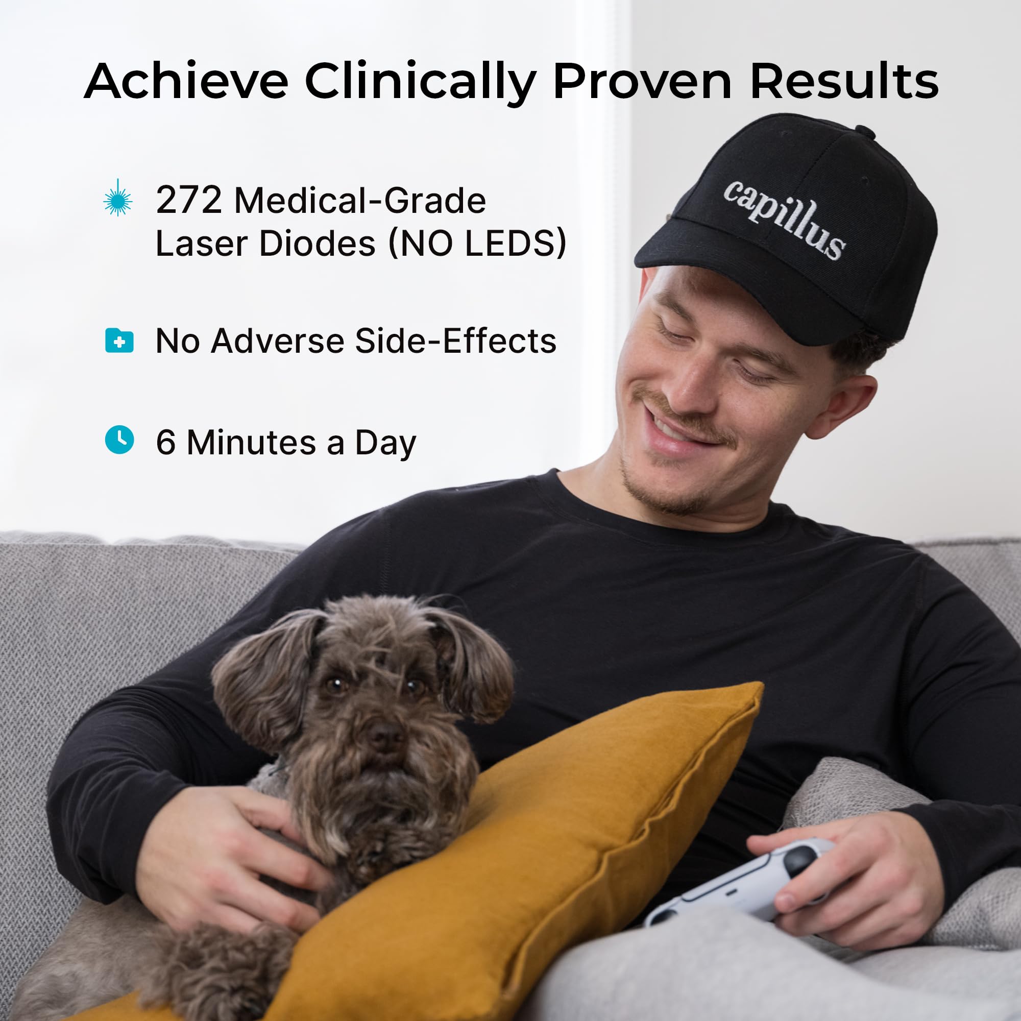 Capillus PRO USA-made medical-grade assembly indicator