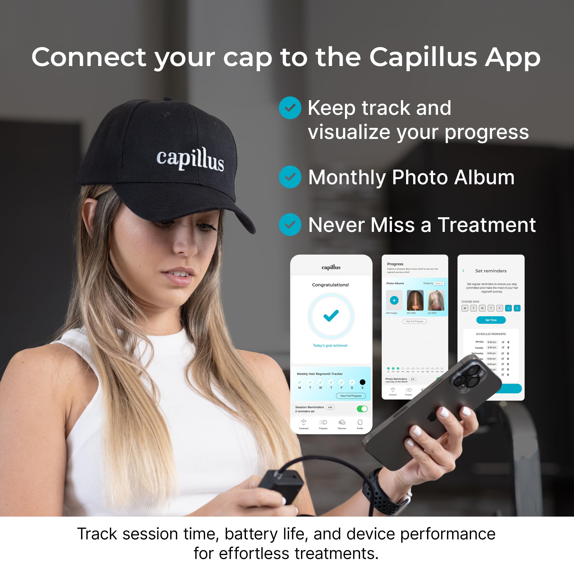 Capillus Spectrum assembled in the USA at a medical-grade facility.