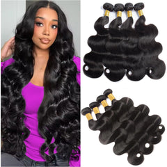 Caplina 12-inch body wave Brazilian virgin hair bundle for natural full weave