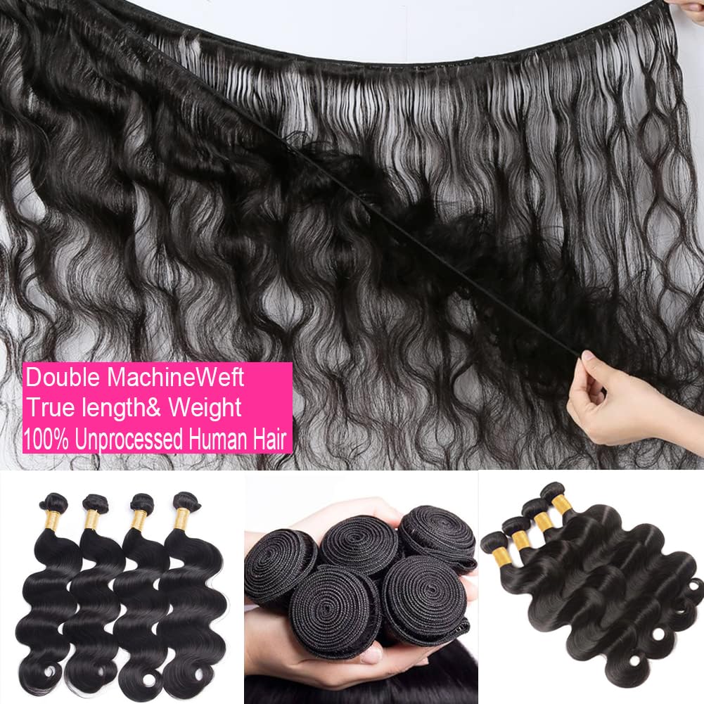Caplina 20-inch body wave Brazilian virgin hair bundle for dramatic length