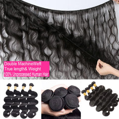 Caplina 20-inch body wave Brazilian virgin hair bundle for dramatic length