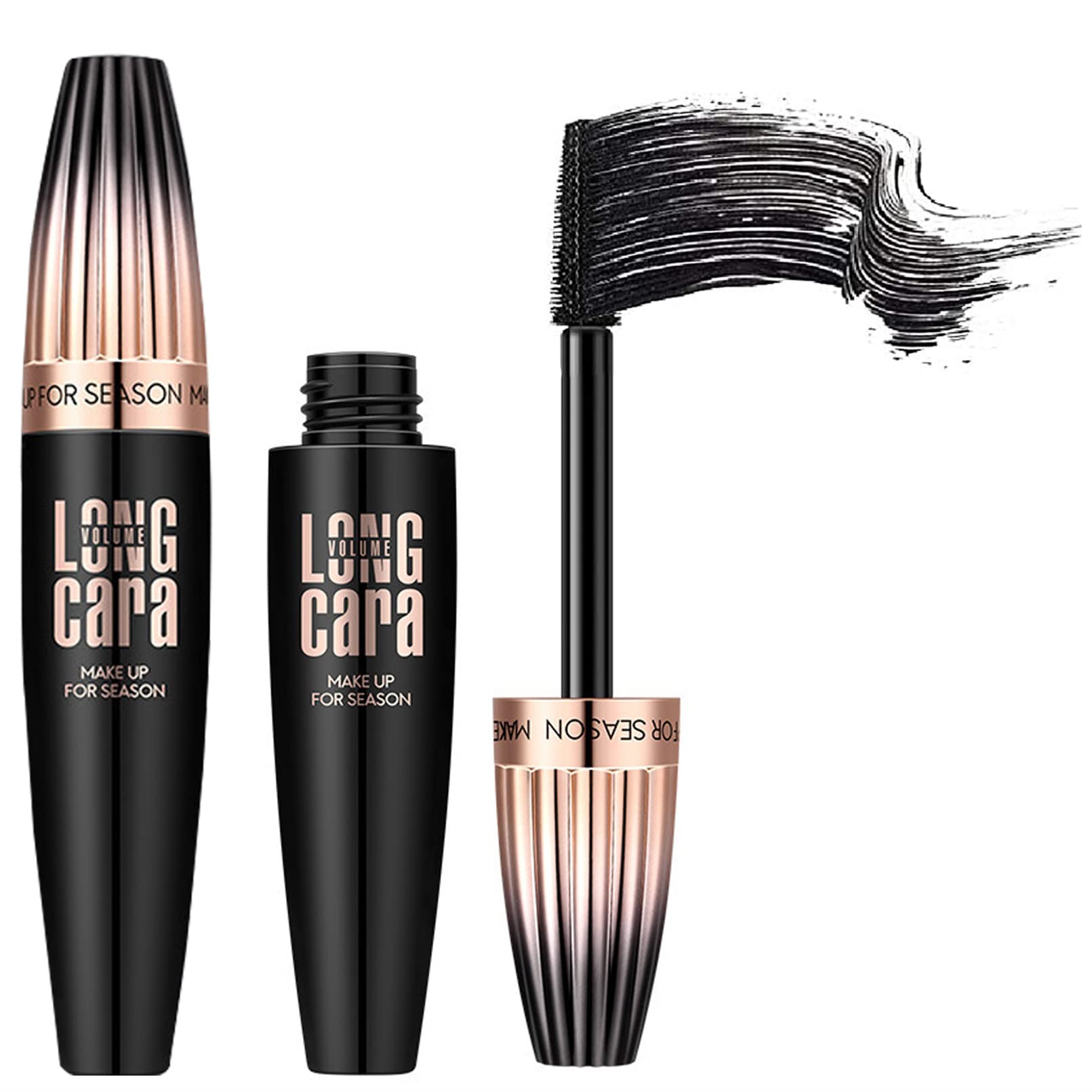 Cappuvini My Amazing Lashes mascara bottle closed for a sleek, waterproof wear.