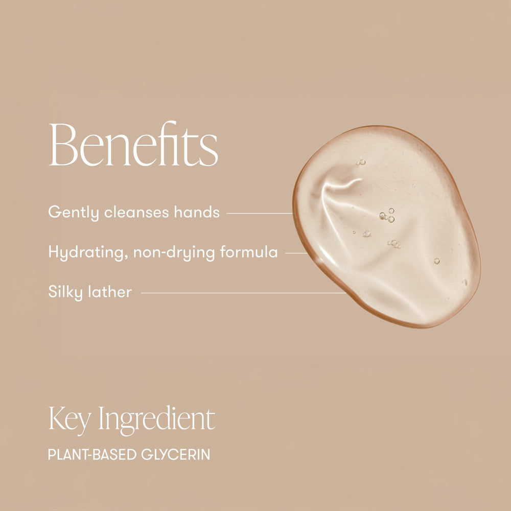 Capri Blue creamy lather close-up shows gentle cleansing with soft skin feel.