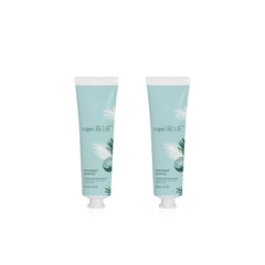 Capri Blue Flora Edit Coconut Santal hand cream tube in mint green provides deep hydration.