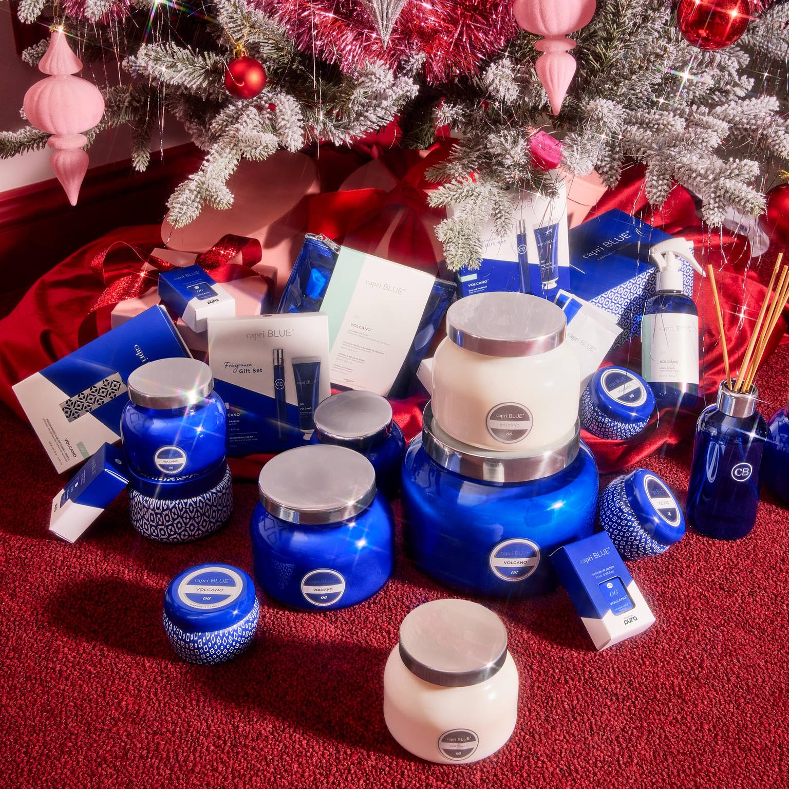 Capri Blue Hand Cream closeup, moisturizing blend with jojoba oil and shea butter.