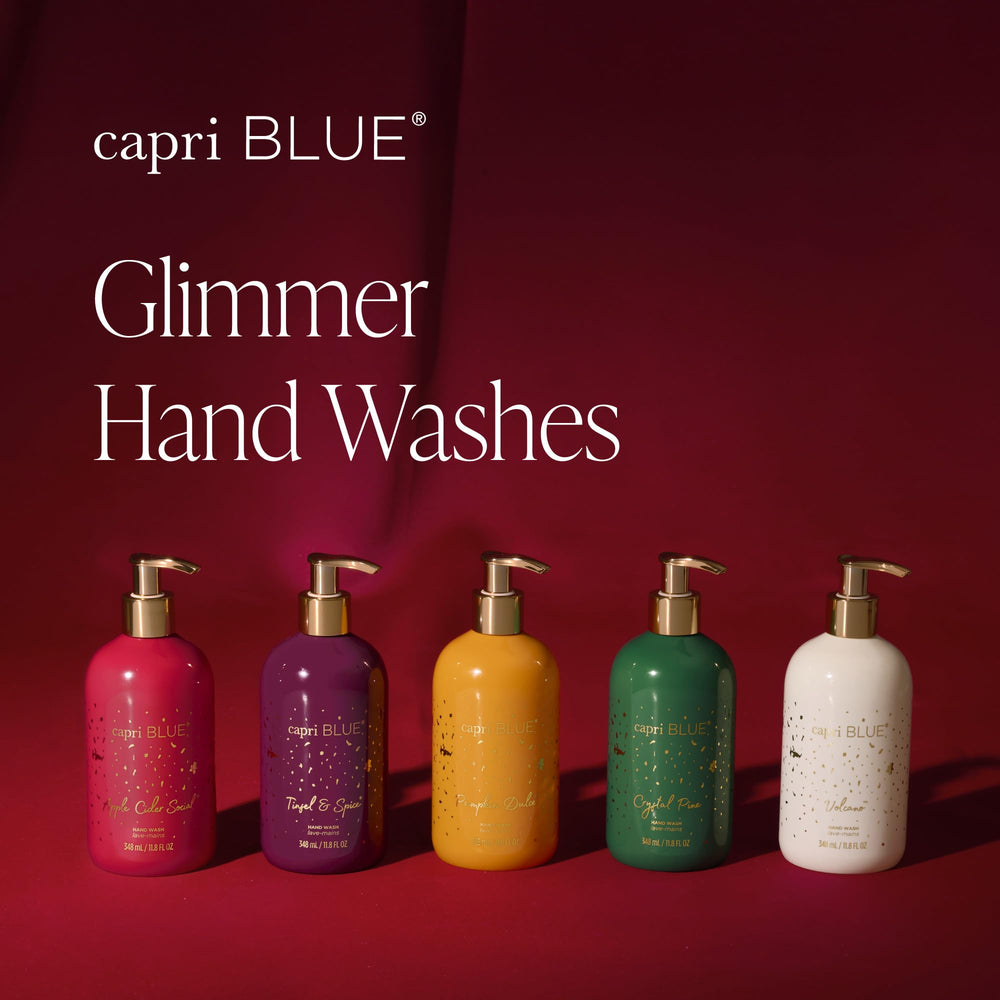 Capri Blue Pumpkin Dulce scent fills the room with warm vanilla spice.