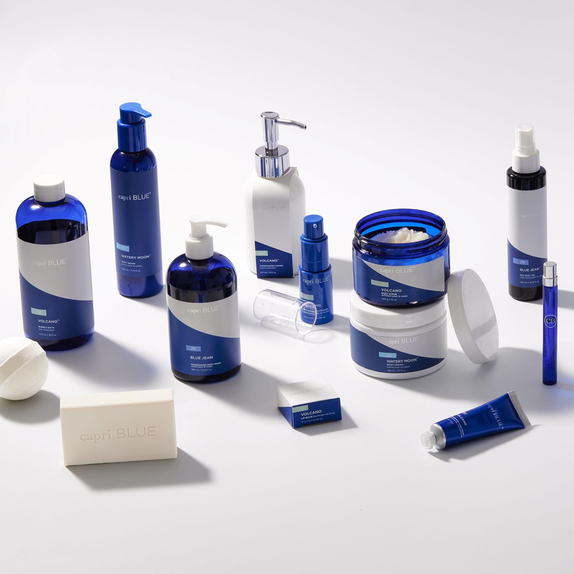 Capri Blue Volcano Bubble Bath foam top showcases luxurious texture.