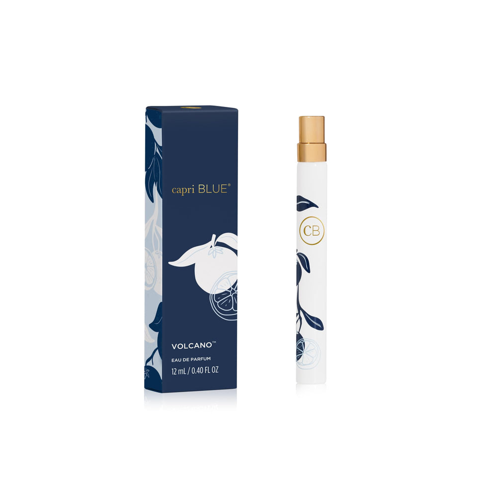 Capri Blue Volcano Flora Edit perfume pen showing a travel-friendly, compact design for on-the-go scent