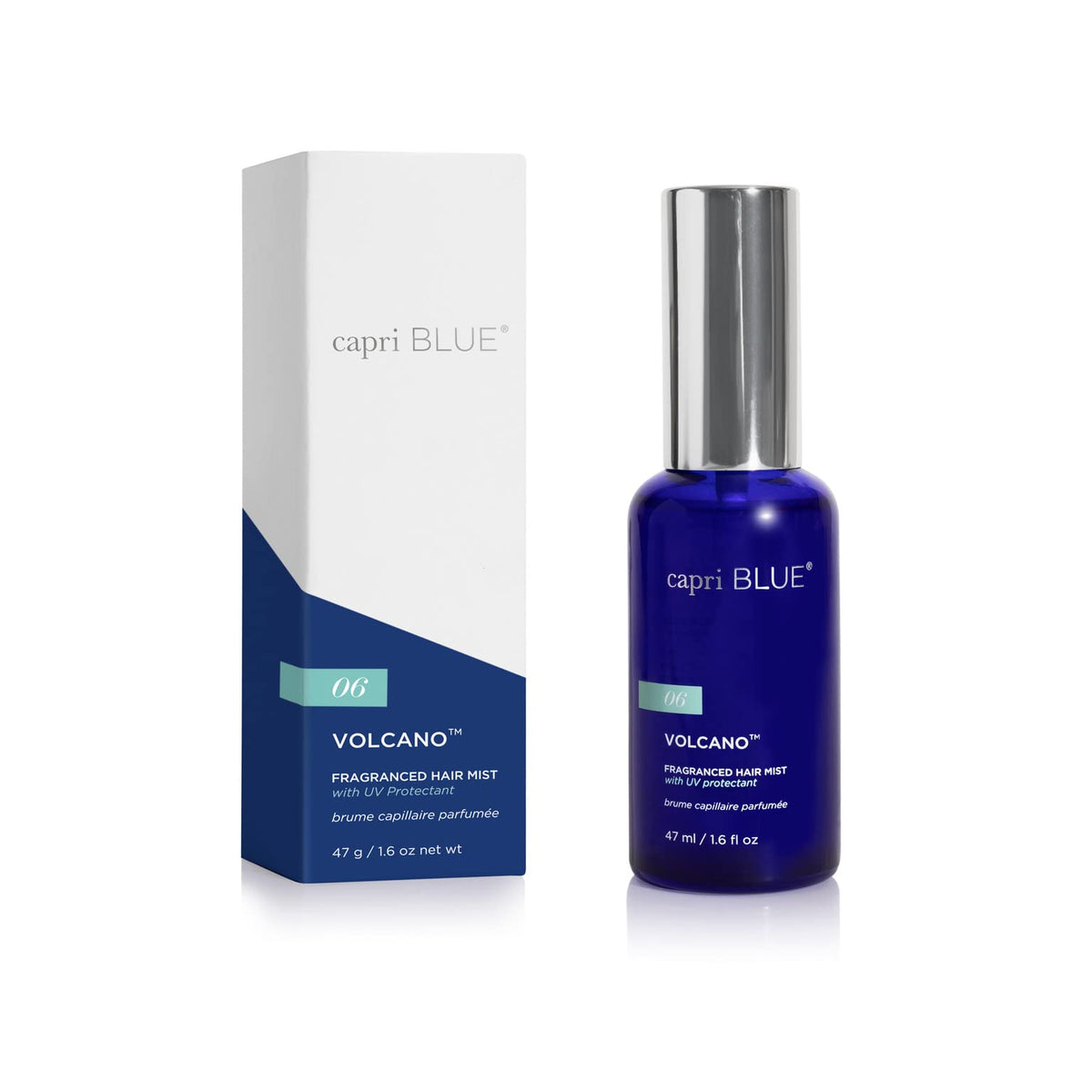 Capri Blue Volcano hair mist spritz adds shine and signature fragrance.