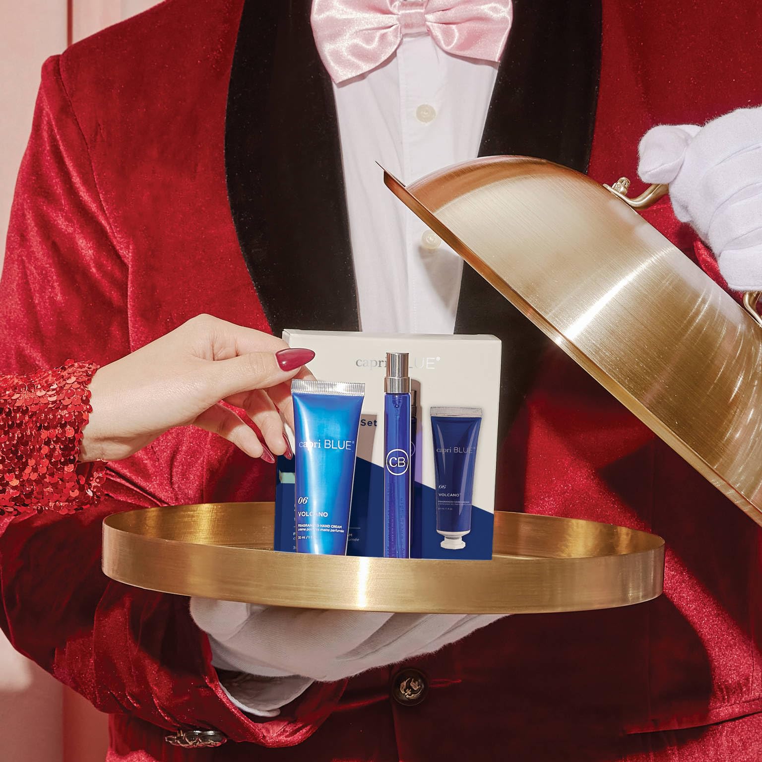 Capri Blue Volcano Mini Hand Cream 1oz, pocket-friendly hydration on the move.