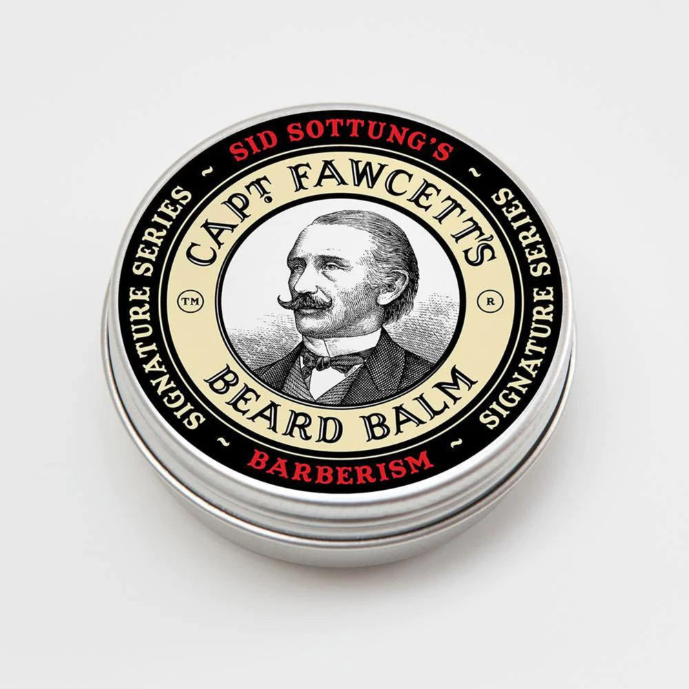 All-day moisture from Captain Fawcett's Barberism beard balm keeps skin comfortable