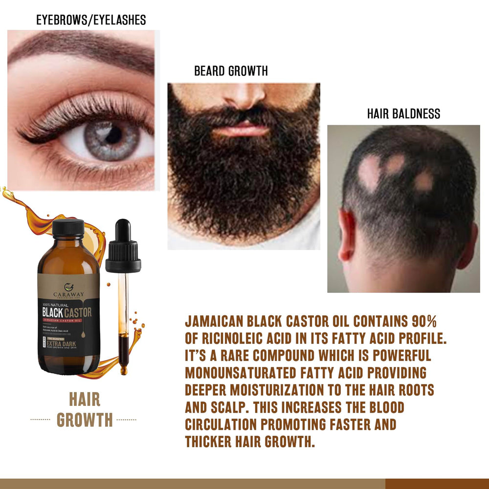 Caraway oil nourishes scalp and roots for healthier-looking hair.