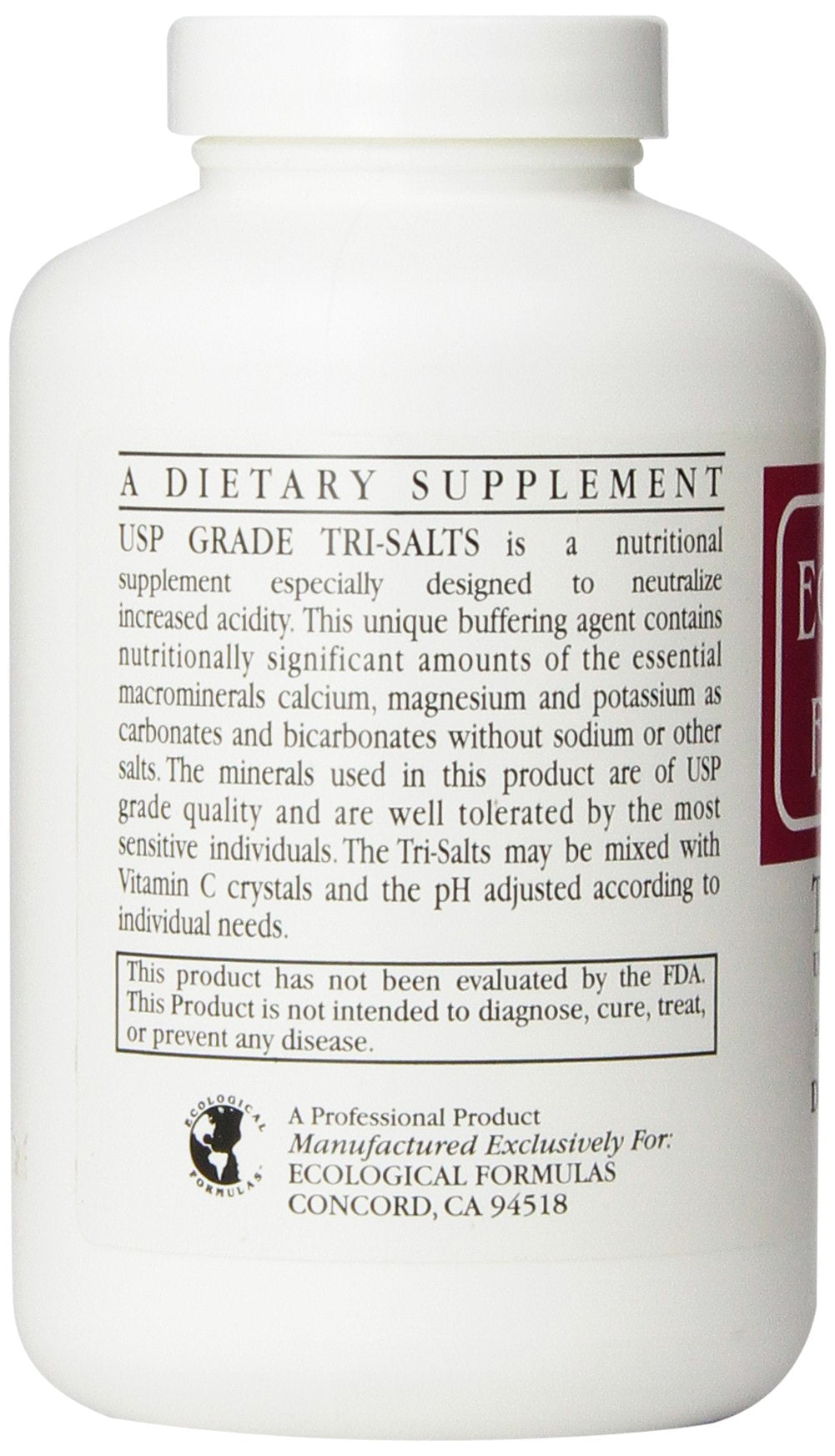 Tri-Salts powder close-up shows fine texture suitable for easy mixing.