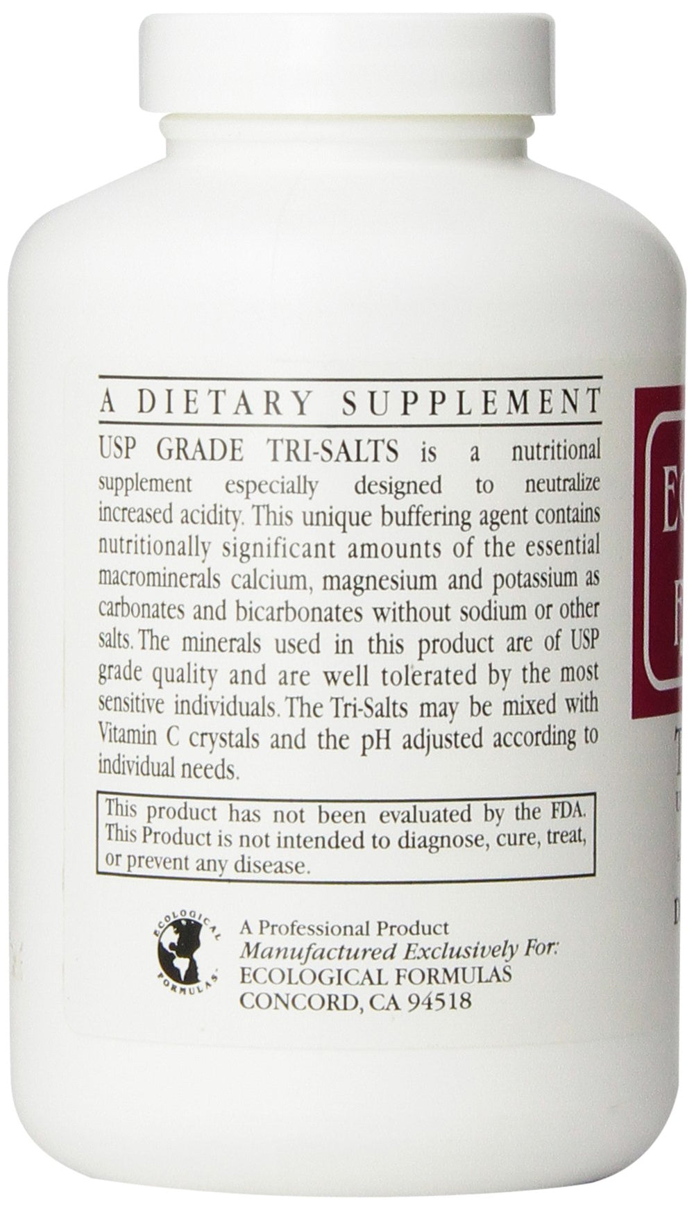 Tri-Salts powder close-up shows fine texture suitable for easy mixing.