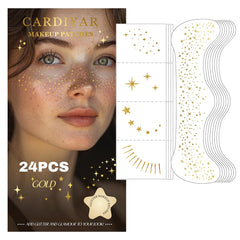 Cardiyar Glitter Freckles 24pcs patches for a sparkling, all-day glow.