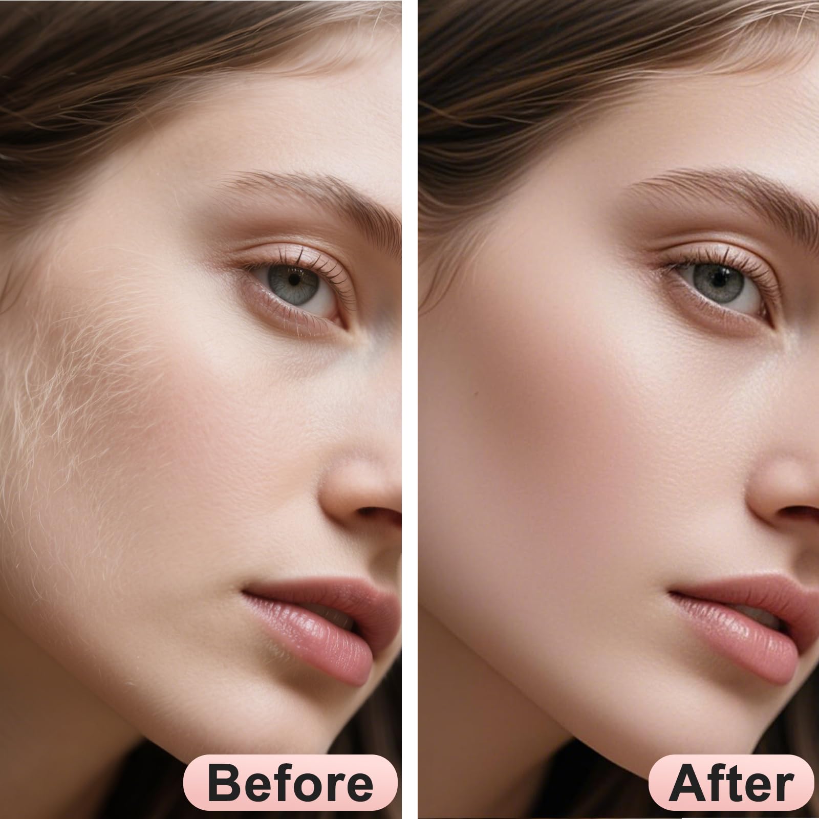 Cardobir Dermaplaning Tool close-up blades showing precision for fine facial hair removal.