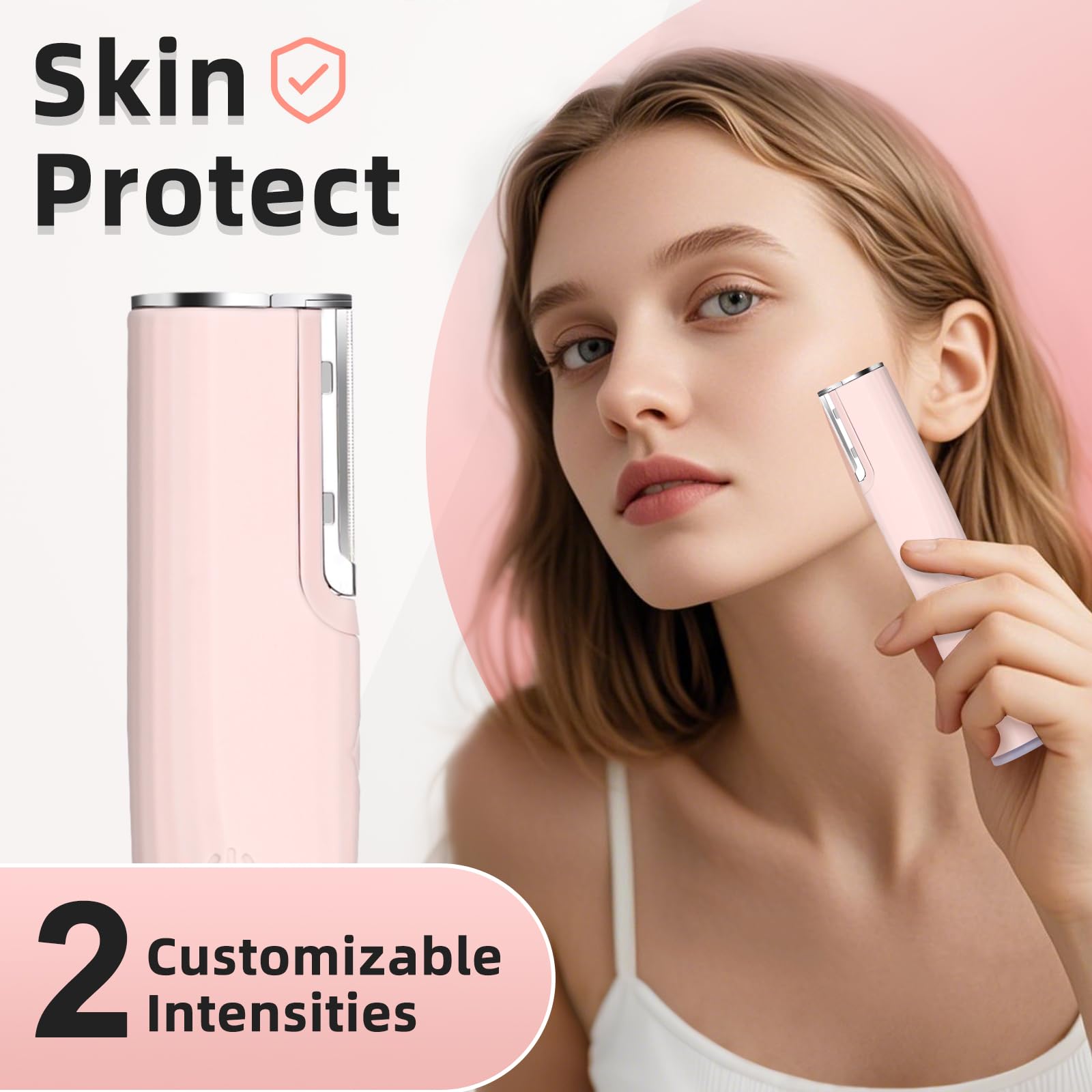 Cardobir Dermaplaning Tool LED light aids precise shaving in low-light conditions.