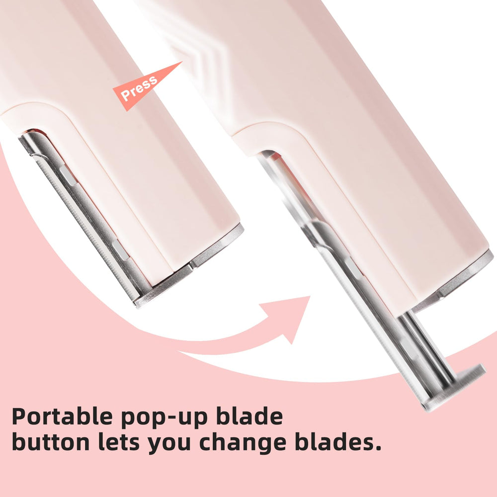 Cardobir Dermaplaning Tool rechargeable body offers cordless convenience during routines.