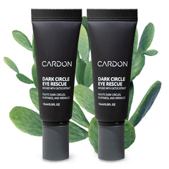 Cardon dark-circle-rescue eye roller close-up with massage rollers for puffiness relief