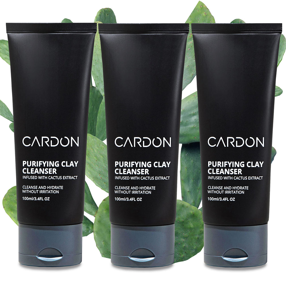 Cardon deep pore cleaning clay face wash bottle focused on oil control
